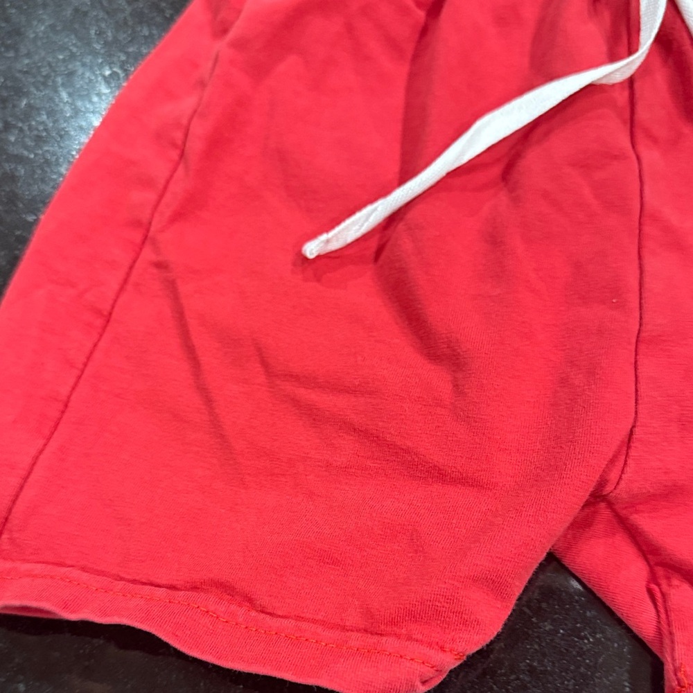 Red Drawstring Shorts - Picture 3 of 5